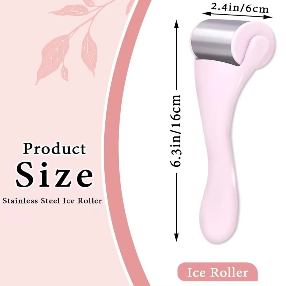 New Ice Roller Facial Massage Tool Stainless Steel Facial Massager Face & Eye Puffiness Relief anti Wrinkle Skin Care Tools