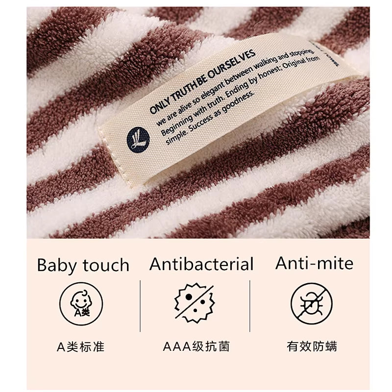 Quick-Dry Microfiber Hair Towel – Soft, Lightweight & Super Absorbent