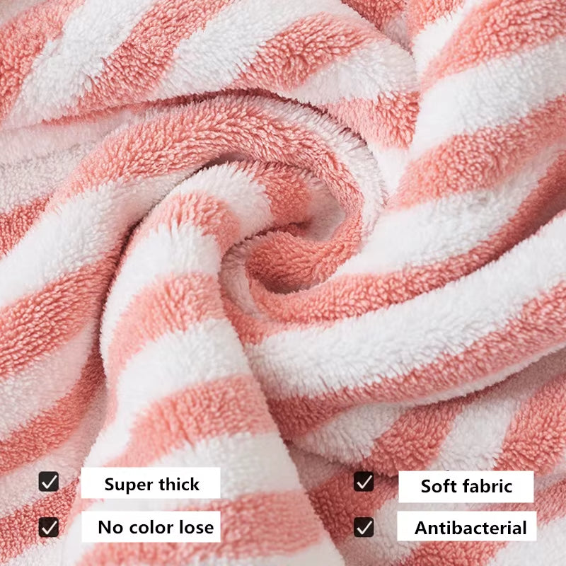 Quick-Dry Microfiber Hair Towel – Soft, Lightweight & Super Absorbent