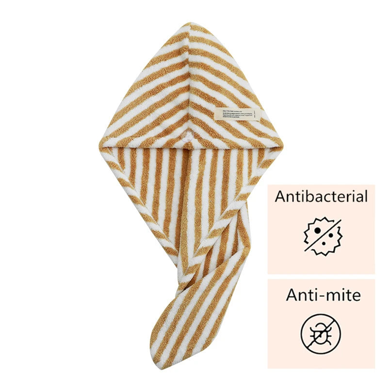 Quick-Dry Microfiber Hair Towel – Soft, Lightweight & Super Absorbent