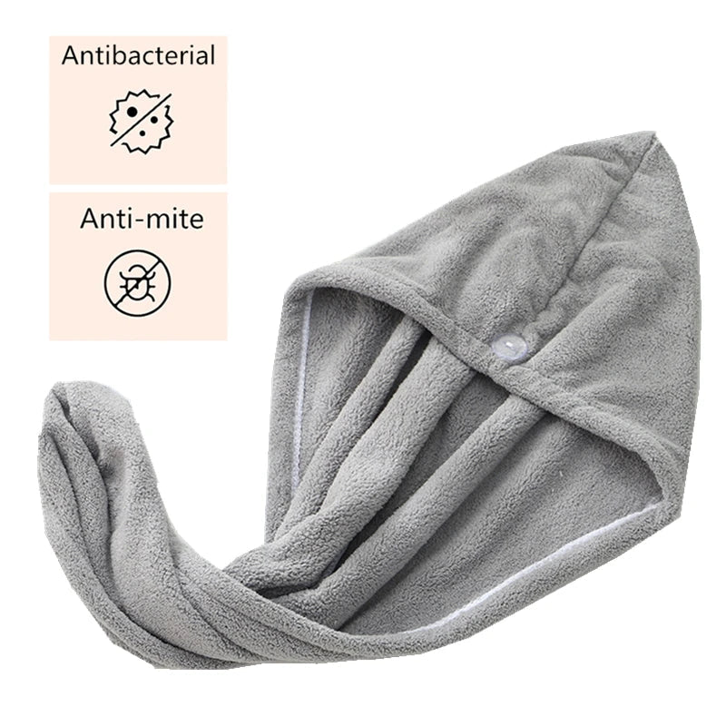 Quick-Dry Microfiber Hair Towel – Soft, Lightweight & Super Absorbent