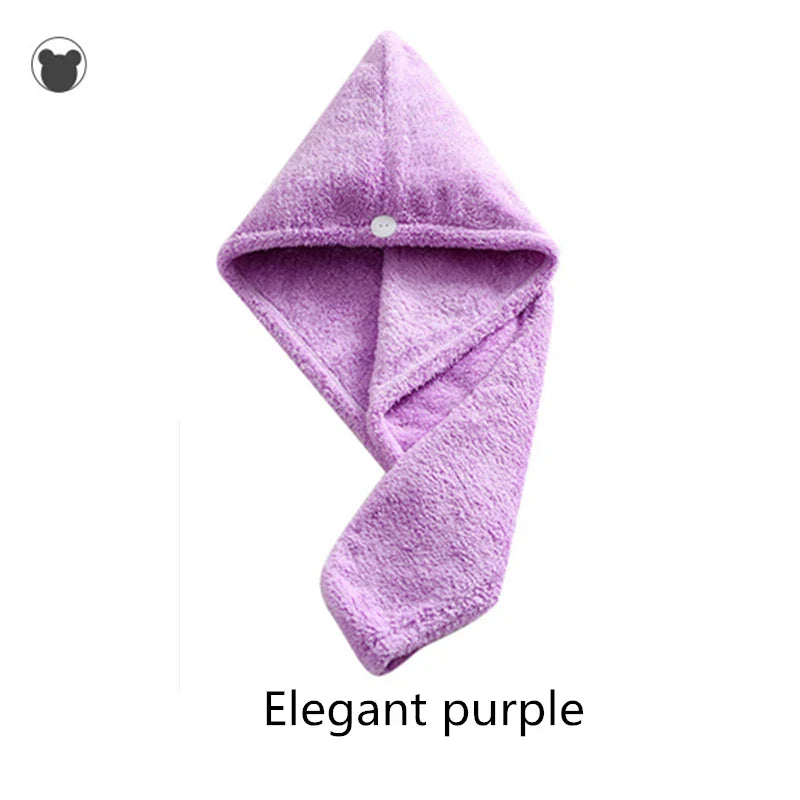 Quick-Dry Microfiber Hair Towel – Soft, Lightweight & Super Absorbent