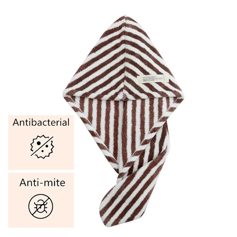 Quick-Dry Microfiber Hair Towel – Soft, Lightweight & Super Absorbent