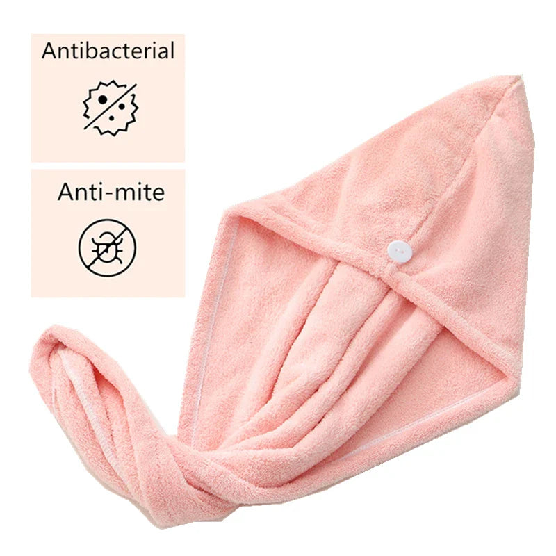 Quick-Dry Microfiber Hair Towel – Soft, Lightweight & Super Absorbent