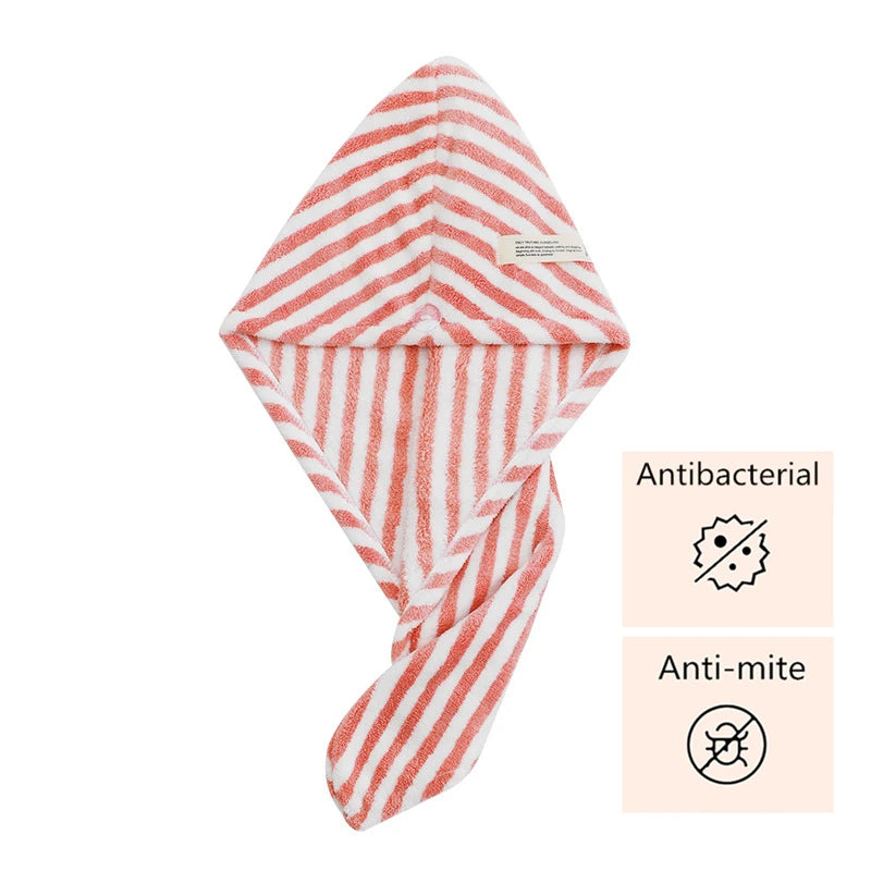 Quick-Dry Microfiber Hair Towel – Soft, Lightweight & Super Absorbent